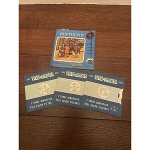 View Master 930-A-B-C, Rin-Tin-Tin, S3 Packet, Sawyer's Vintage, 3 Reel Set 1955